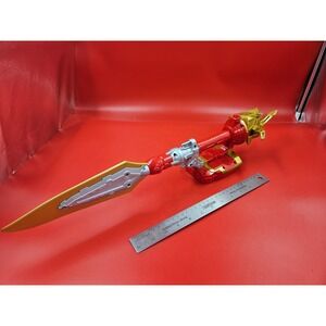 Power Rangers Megaforce Spinning Deluxe Ultra Dragon Red Sword by Bandai